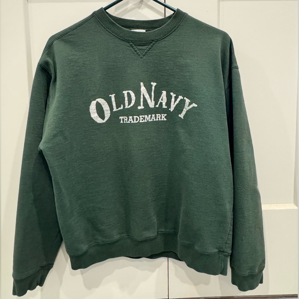 Vintage Old Navy Sweatshirt in Forest Green